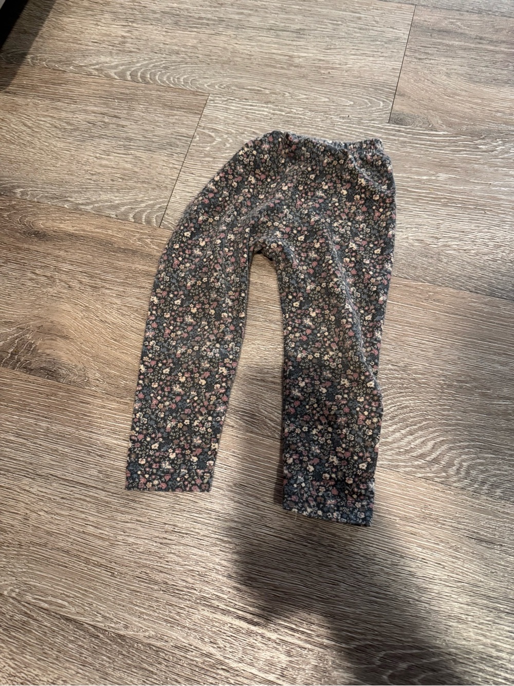 Jamie Kay Black Floral Print Kids Leggings